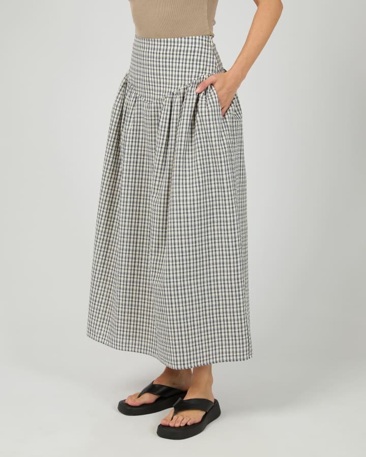 All About Eve - Twiggy Maxi Skirt - Check - Image 2