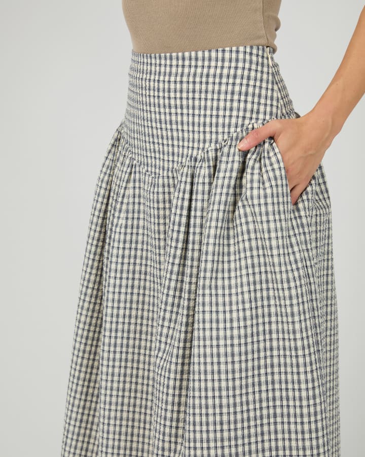 All About Eve - Twiggy Maxi Skirt - Check - Image 3