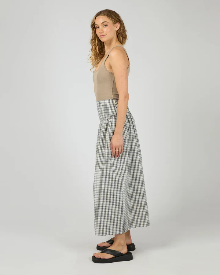 All About Eve - Twiggy Maxi Skirt - Check - Image 4