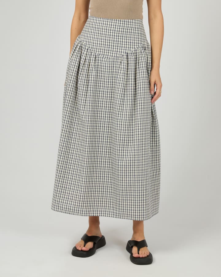All About Eve - Twiggy Maxi Skirt - Check - Image 5