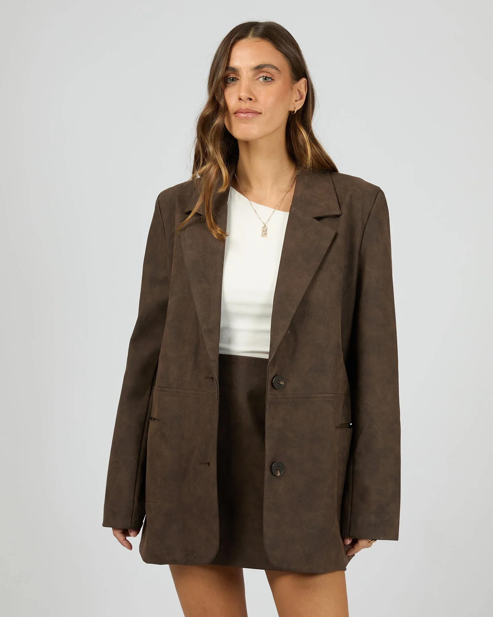 All About Eve - Vanner Blazer - Coffee