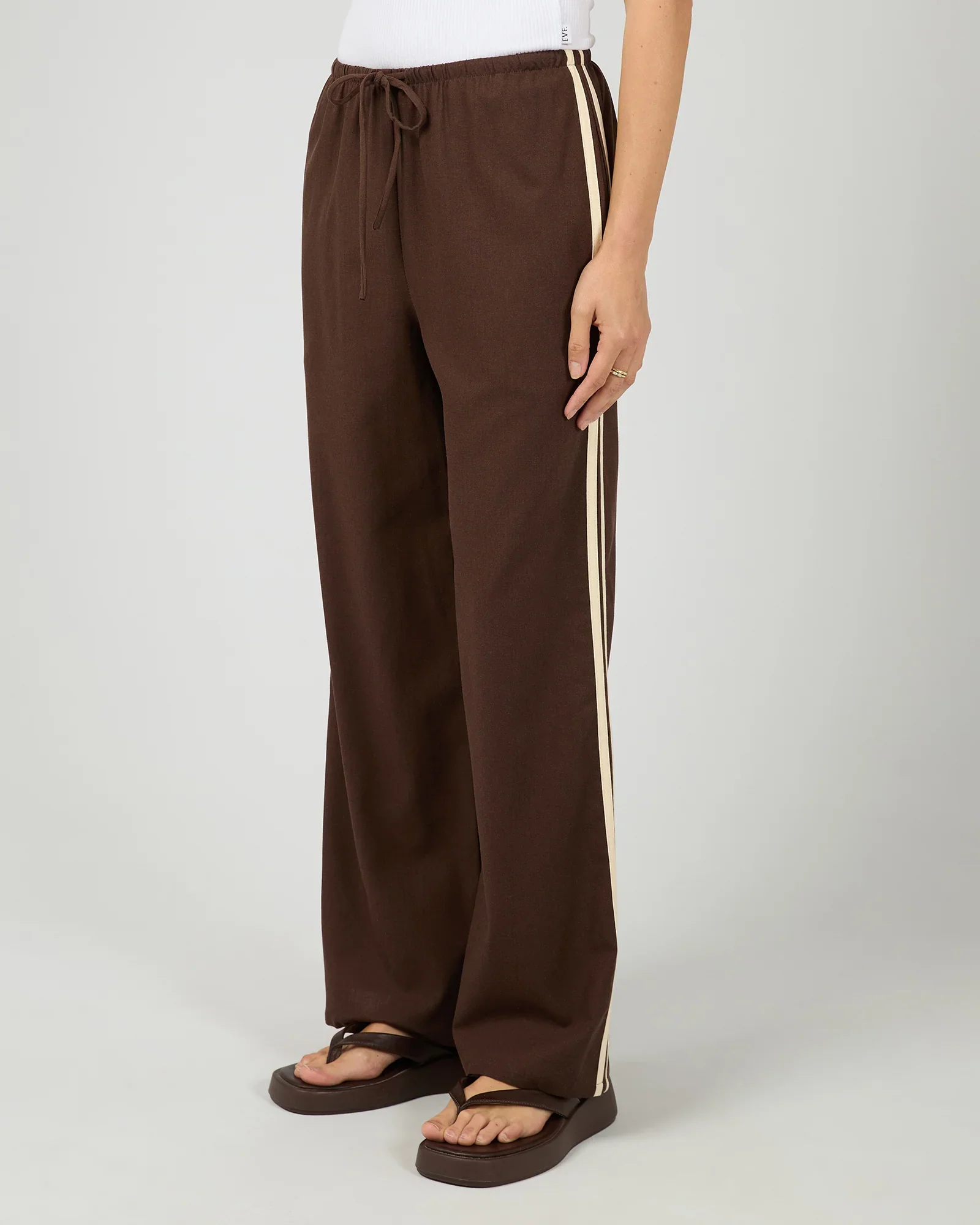 All About Eve - West Coast Stripe Pant - Brown - Image 2