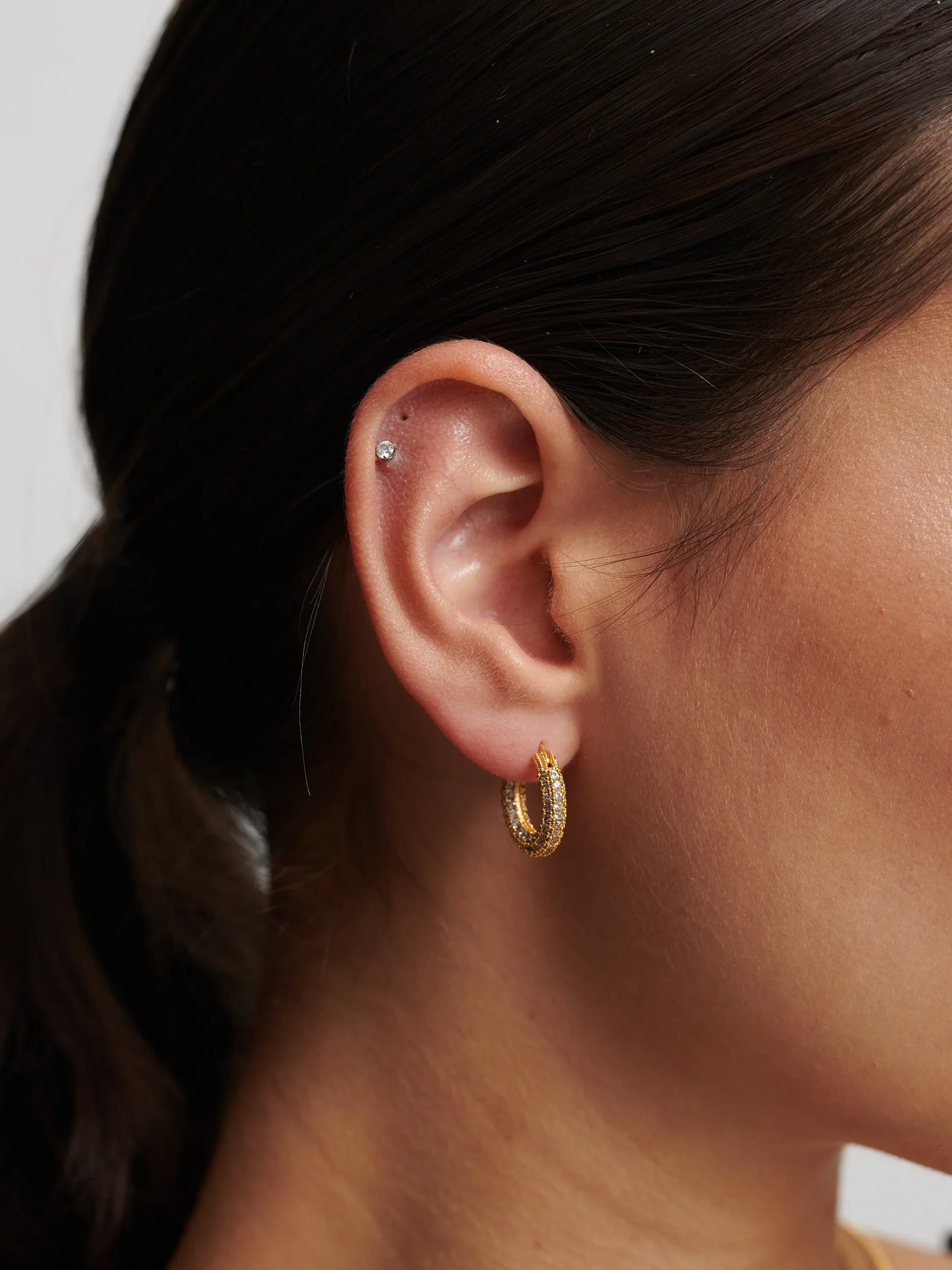 Angels Whisper - Aimee Embellished 18K Gold Plated Earrings