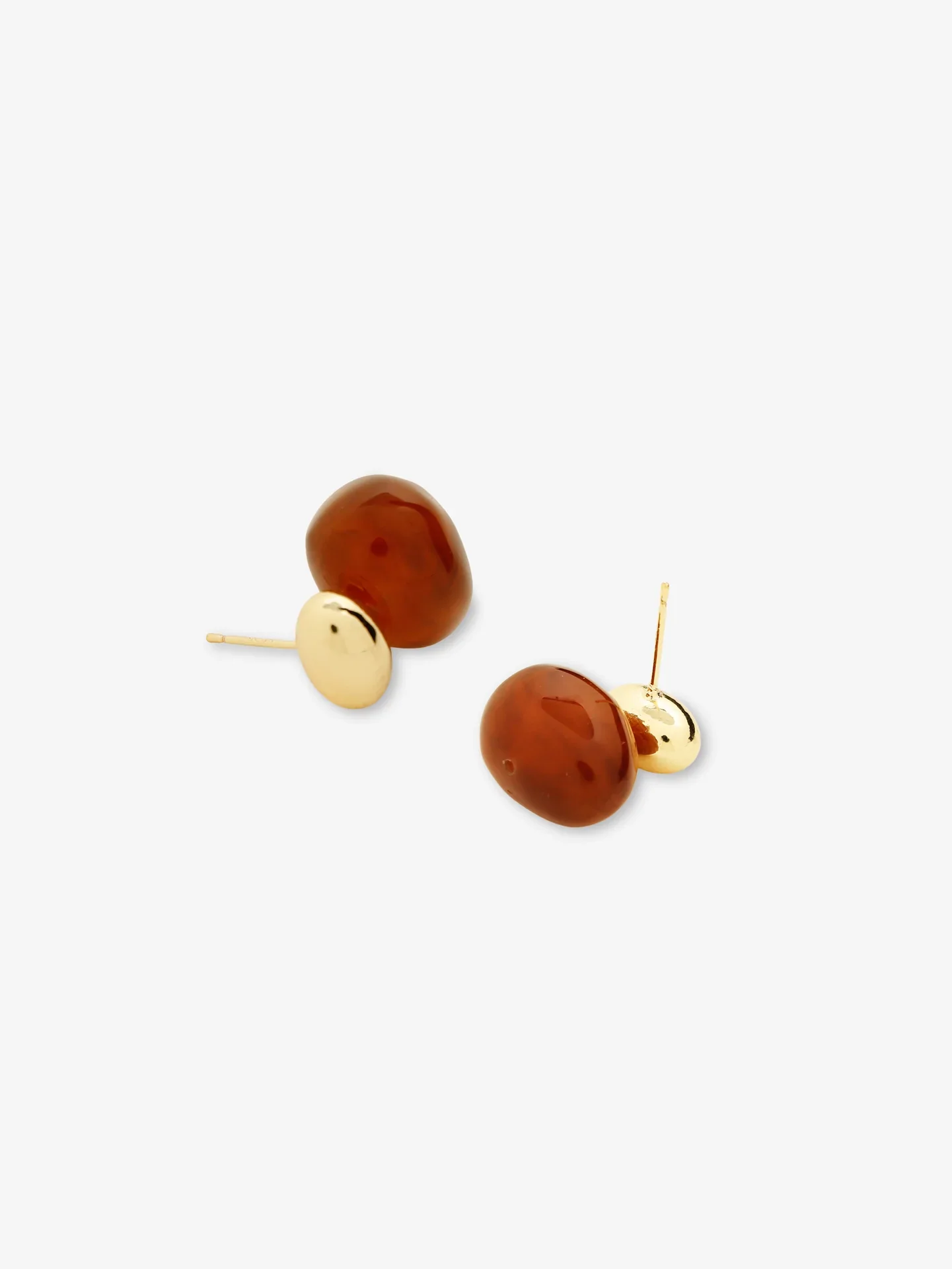 Angels Whisper - Bauble Brown Resin Earring - Image 3
