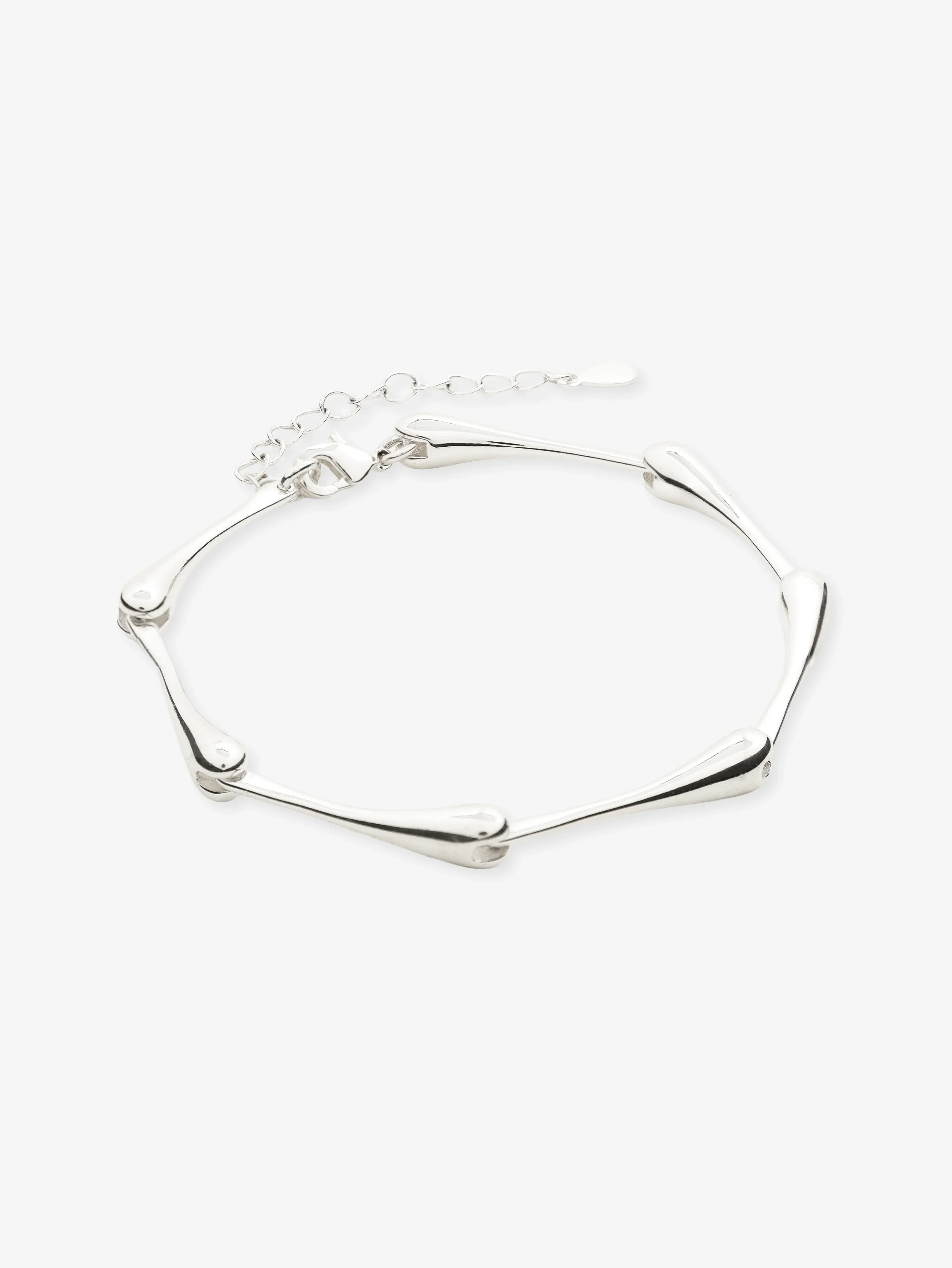 Angels Whisper - Chrome Sterling Silver Plated Bracelet - Image 3