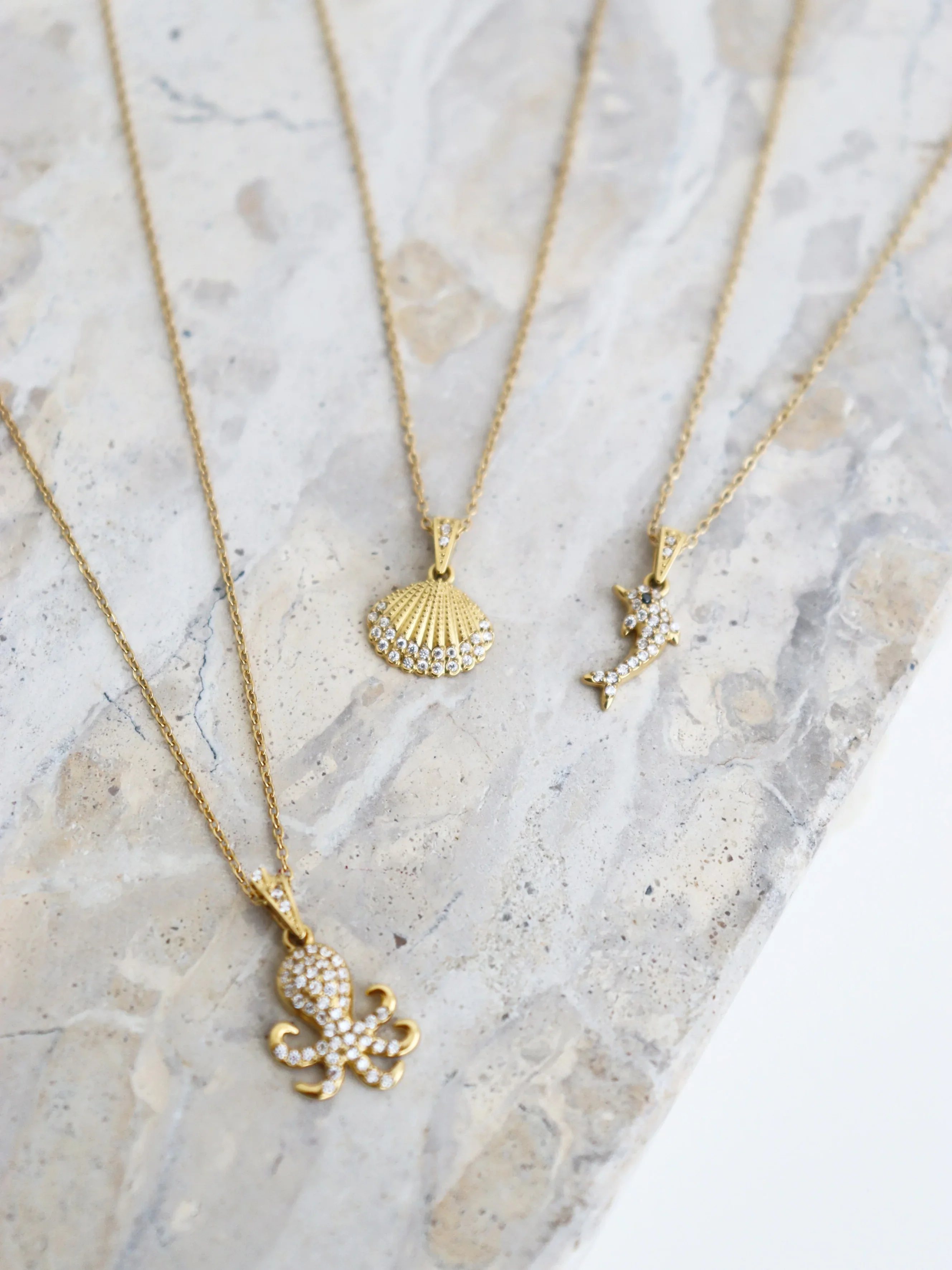 Angels Whisper - Delphine 18k Gold Plated Necklace - Image 3