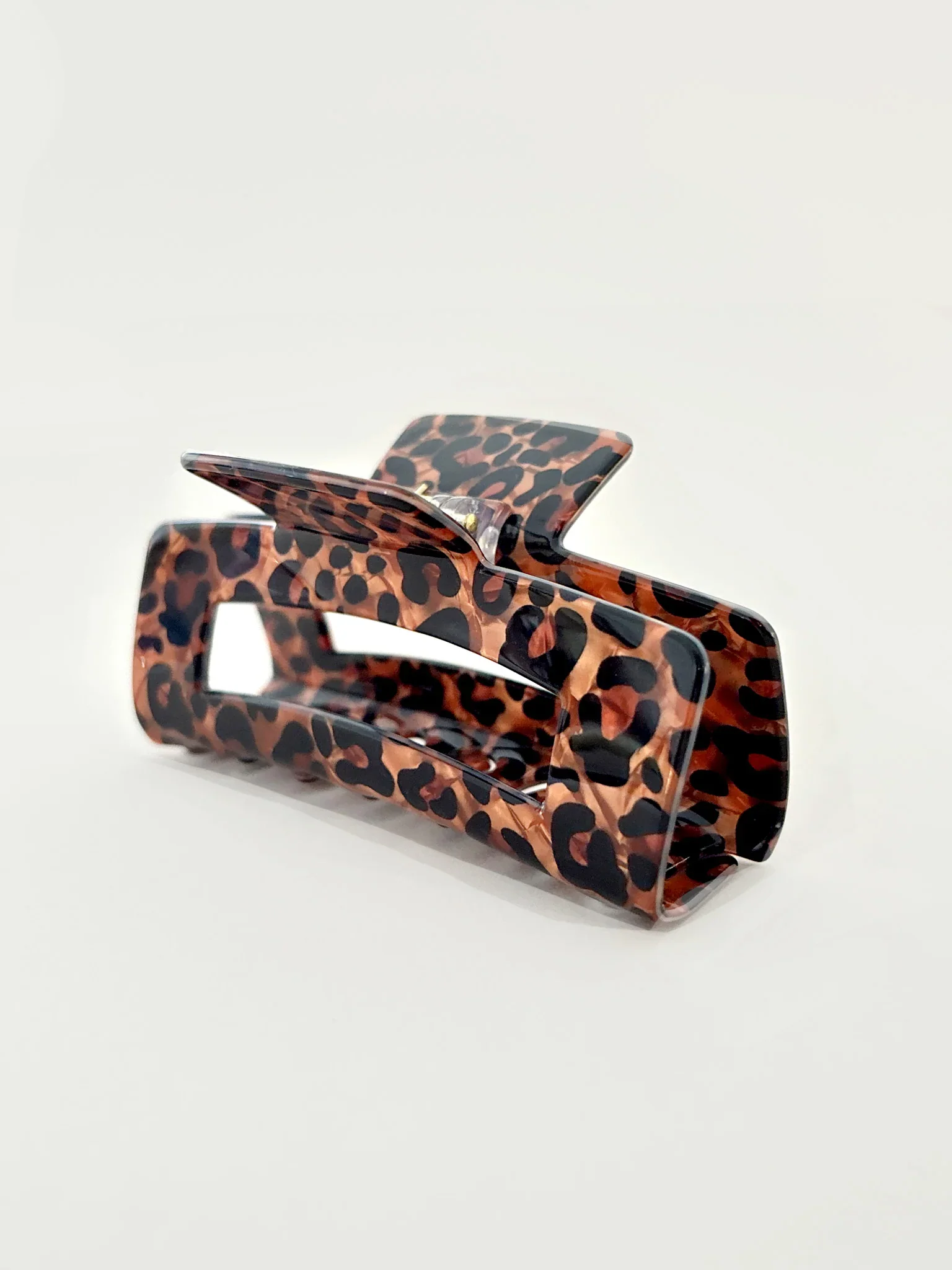 Angels Whisper - Leopard Rectangular Claw Clip - Image 2