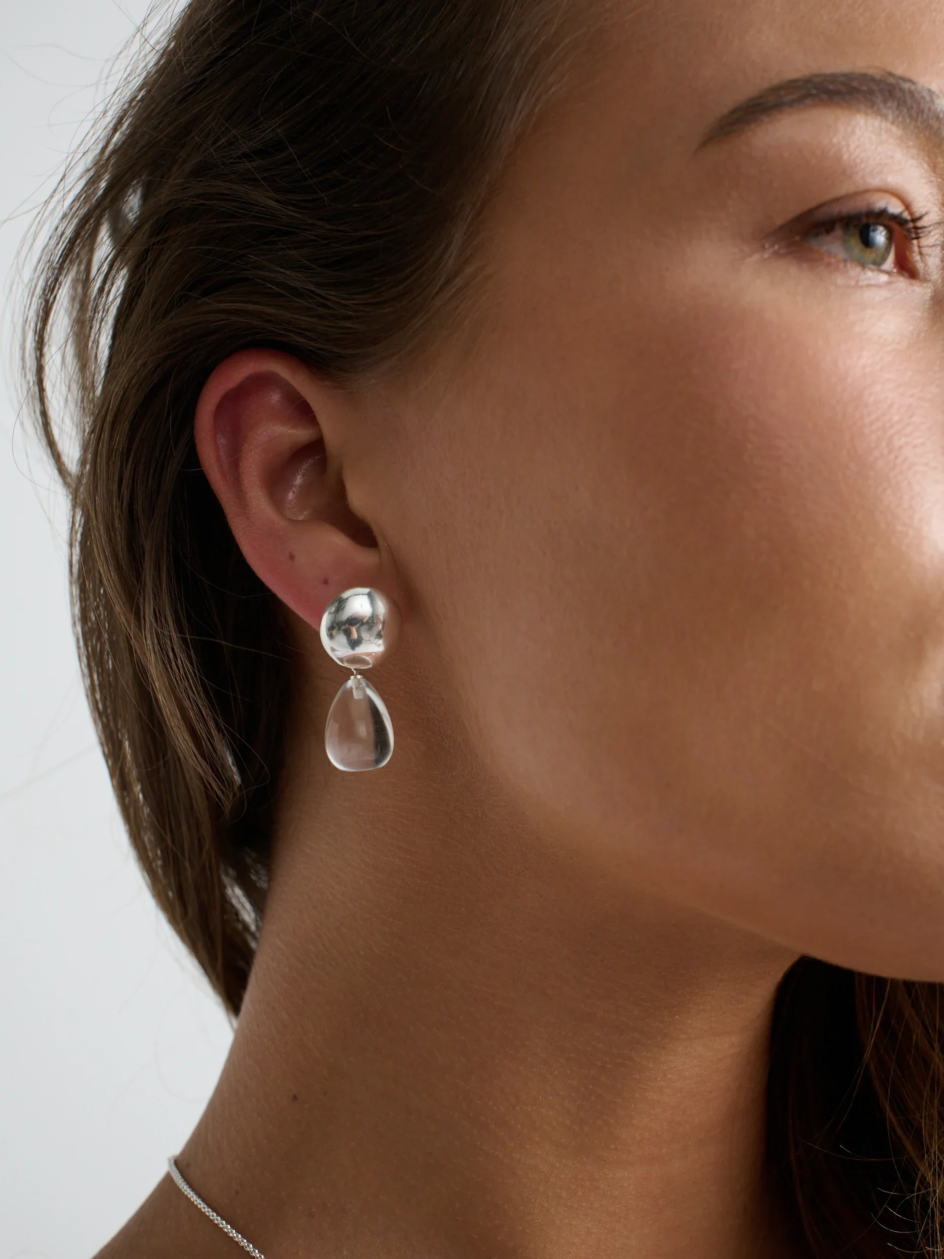 Angels Whisper - Sierra Chrome Drop Earrings