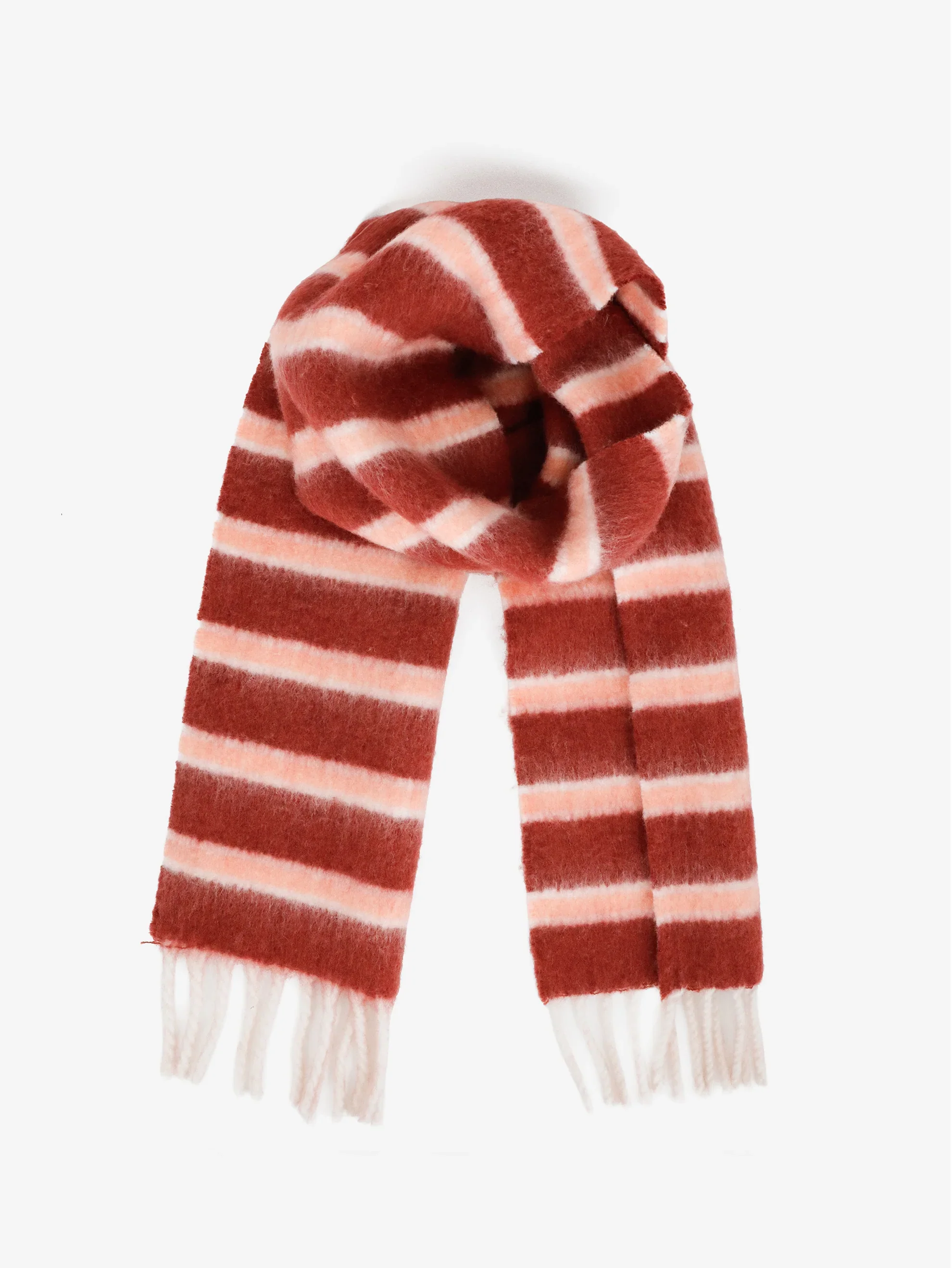 Angels Whisper - Sora Stripe Fluffy Scarf