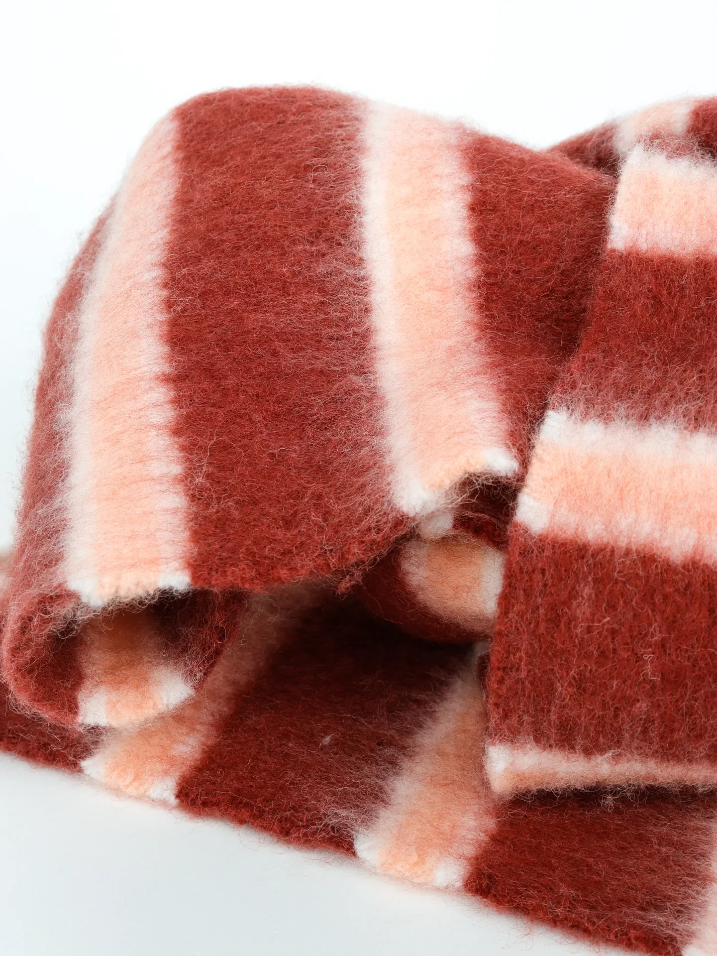 Angels Whisper - Sora Stripe Fluffy Scarf - Image 2