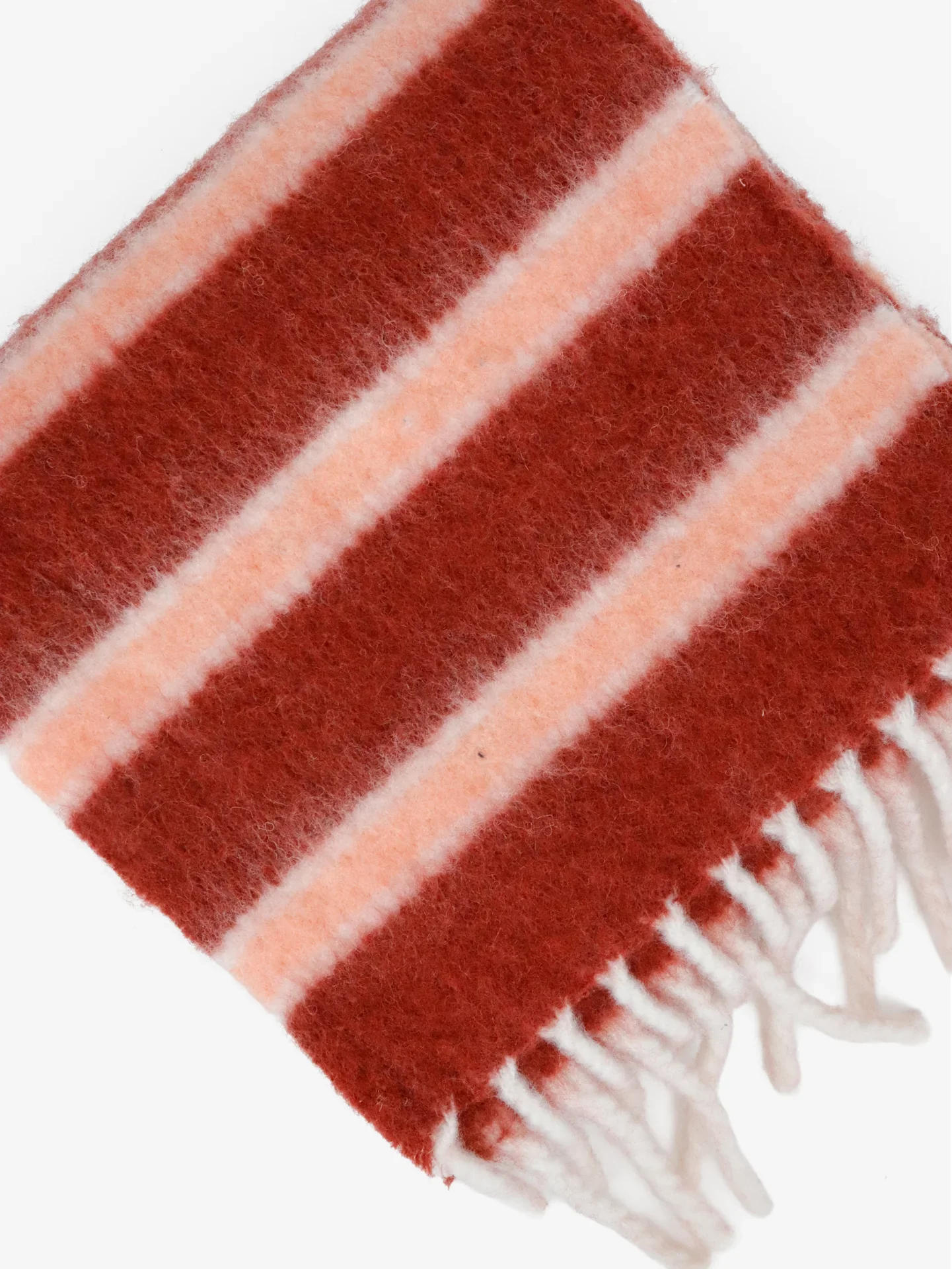 Angels Whisper - Sora Stripe Fluffy Scarf - Image 3