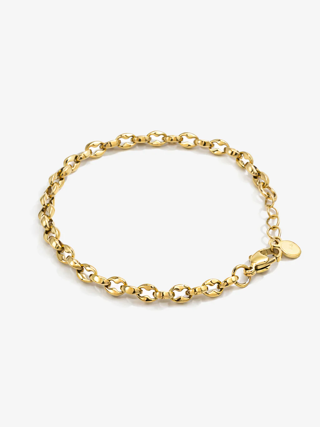Angels Whisper - Vantage Rope 18K Gold Plated Bracelet - Image 2