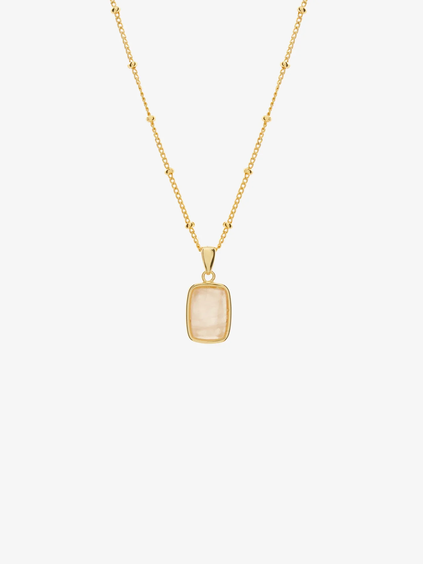 Angels Whisper - Wynter Rose Quartz Necklace - Image 3