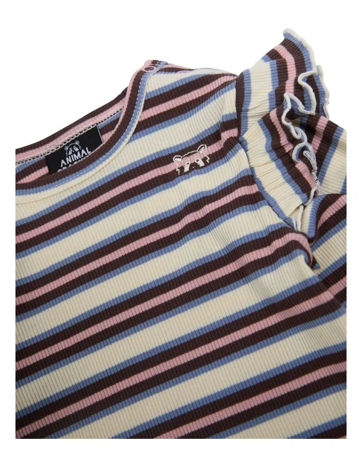 Animal Crackers - Alpine Long Sleeve Rib - Stripe - Image 3