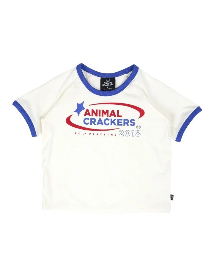 Animal Crackers - Athletics Tee - Vintage White - Image 2