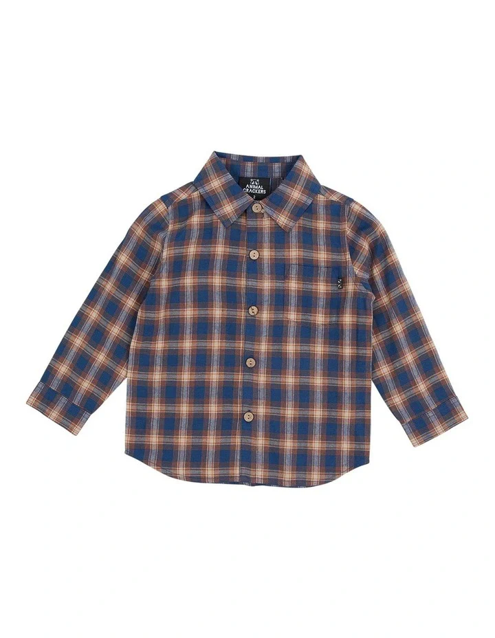 Animal Crackers - Crosscheck Long Sleeve Shirt - Image 2