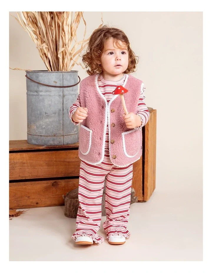 Animal Crackers - Frosted Vest - Pink