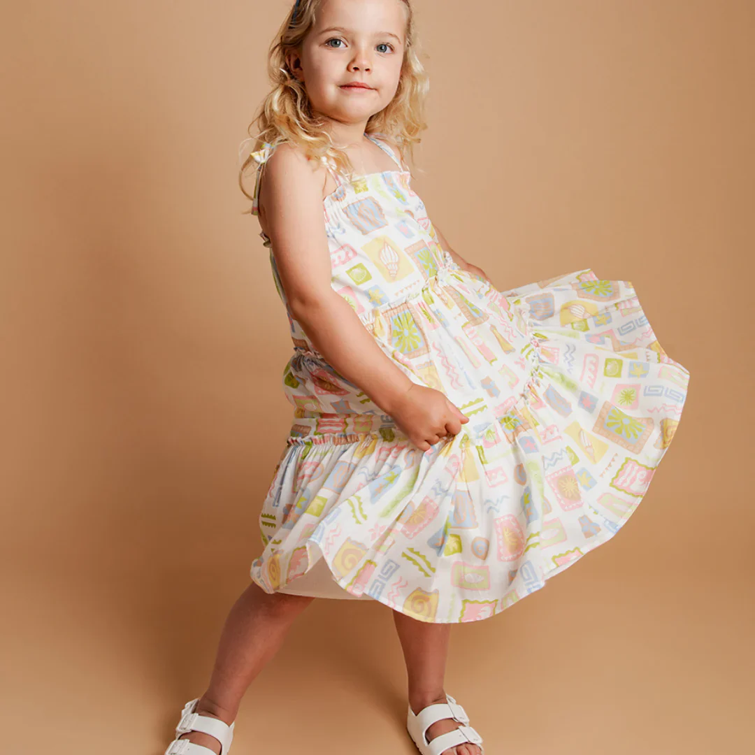 Animal Crackers - Matisse Tiered Mini Dress - Image 2