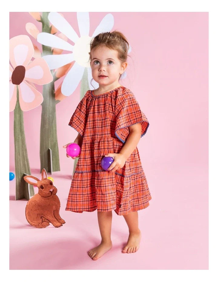 Animal Crackers - Sunset Dress - Check