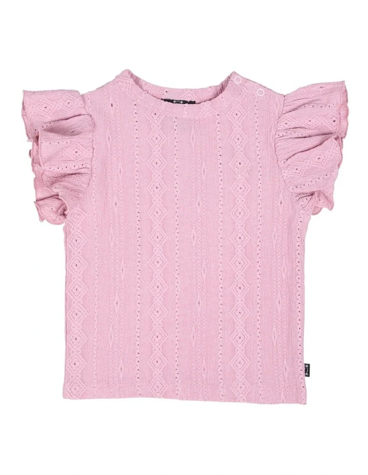 Animal Crackers - Textured Top - Pink - Image 2