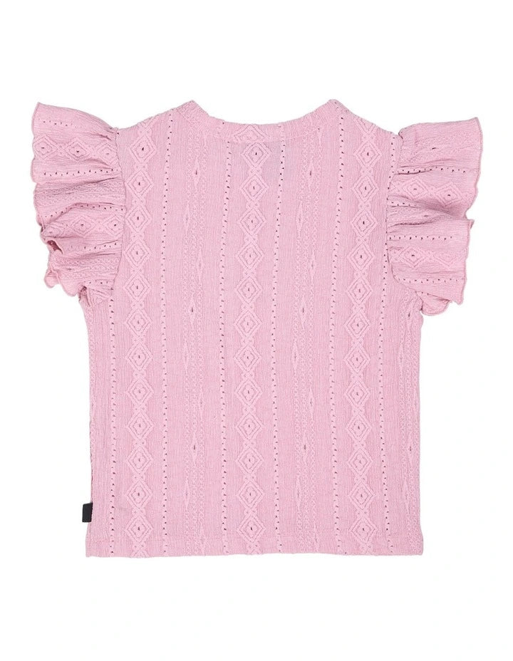 Animal Crackers - Textured Top - Pink - Image 3