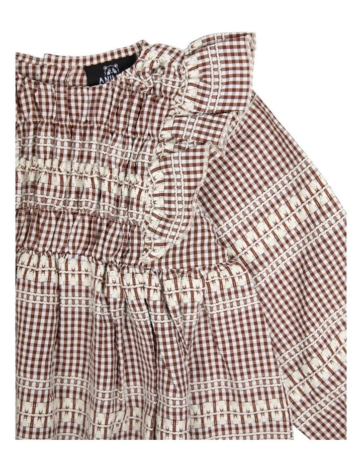 Animal Crackers - Via Lattea Dress - Check - Image 3