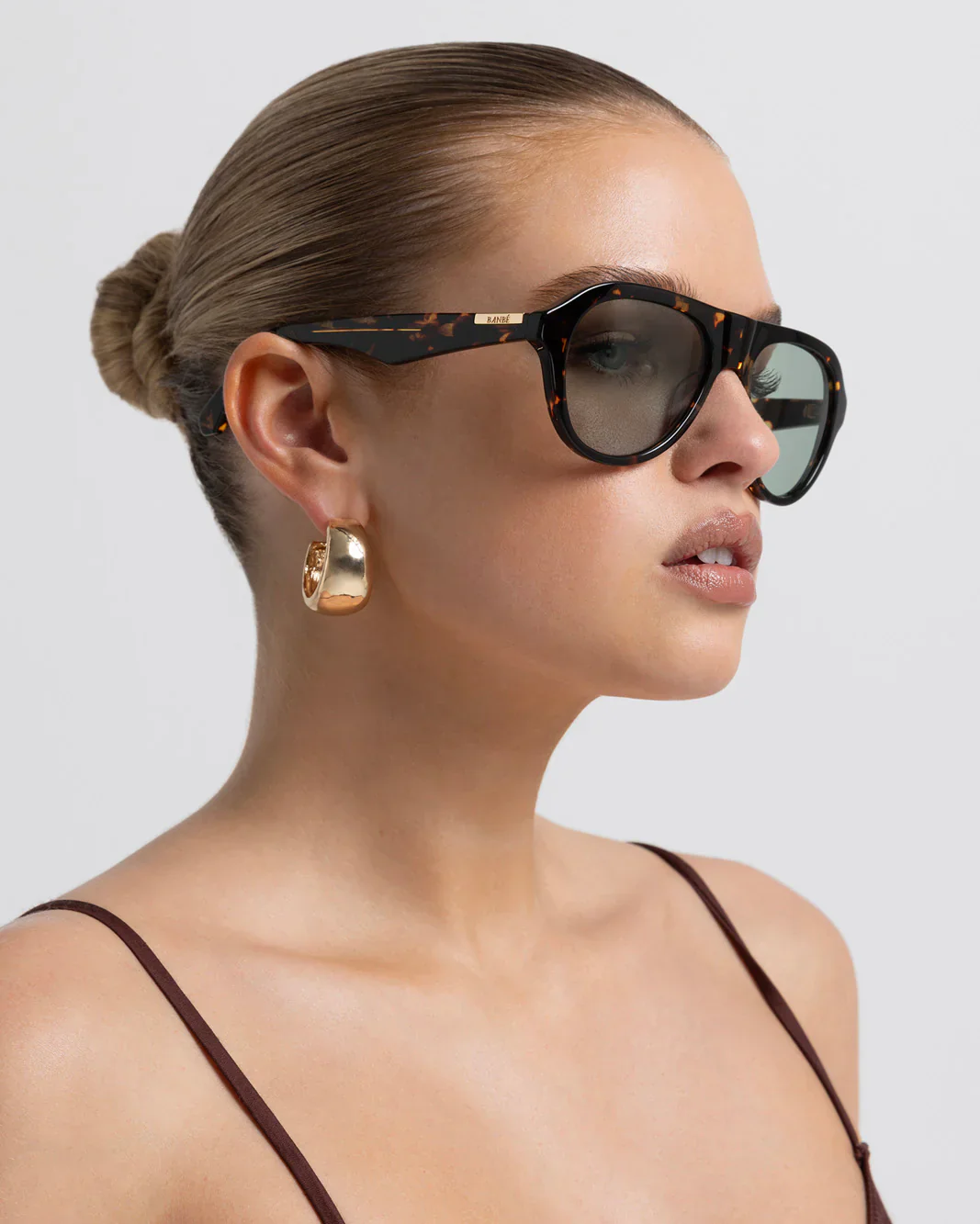 Banbe - The Riley - Amber Tort-Light Green - Image 2