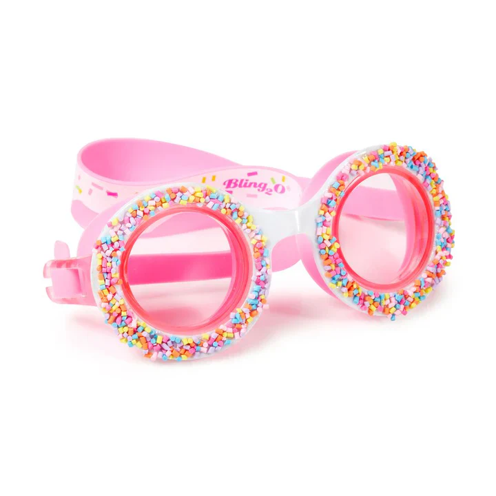 Bling2O - Creme Pink Do Nuts 4 U Swim Goggles - Image 2