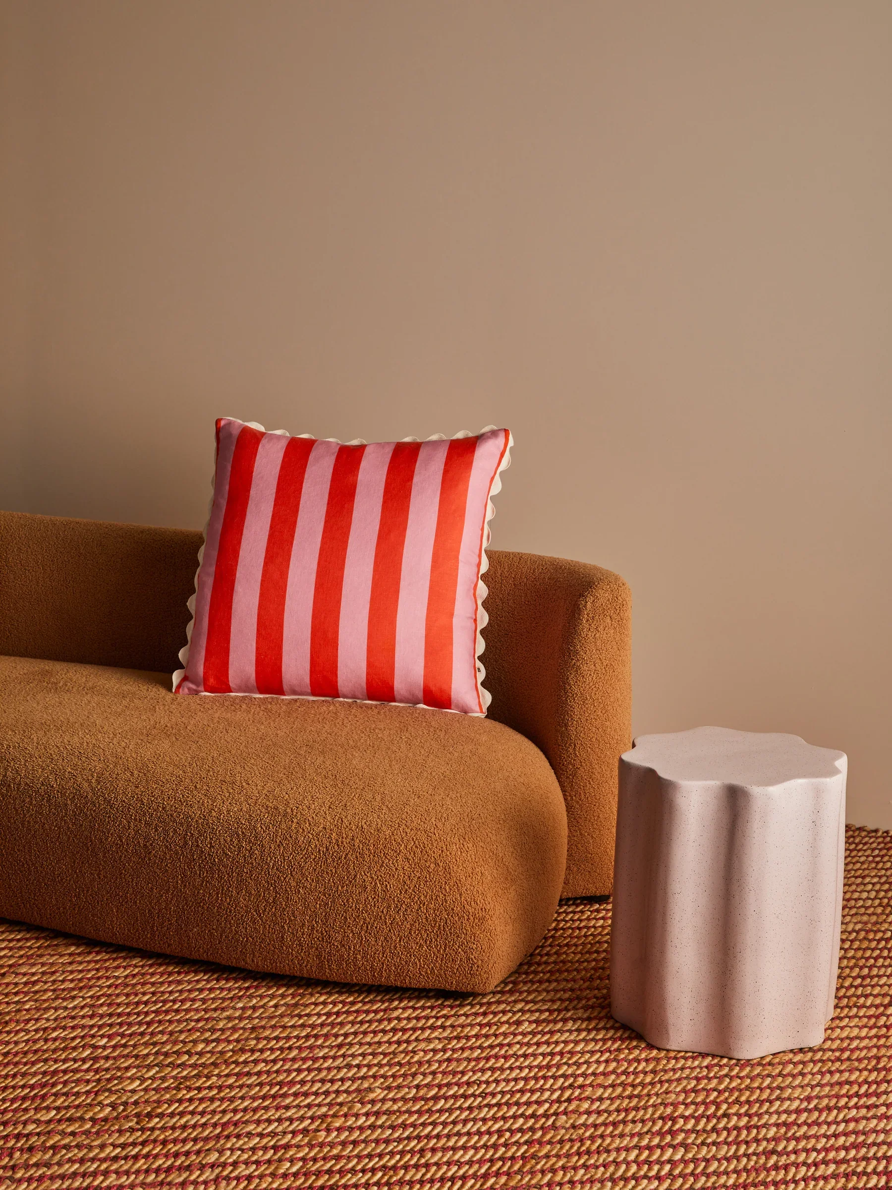 Bonnie & Neil - LOCAL PICK UP ONLY - Bold Stripe Sorbet Cushion - 60cm - Image 2