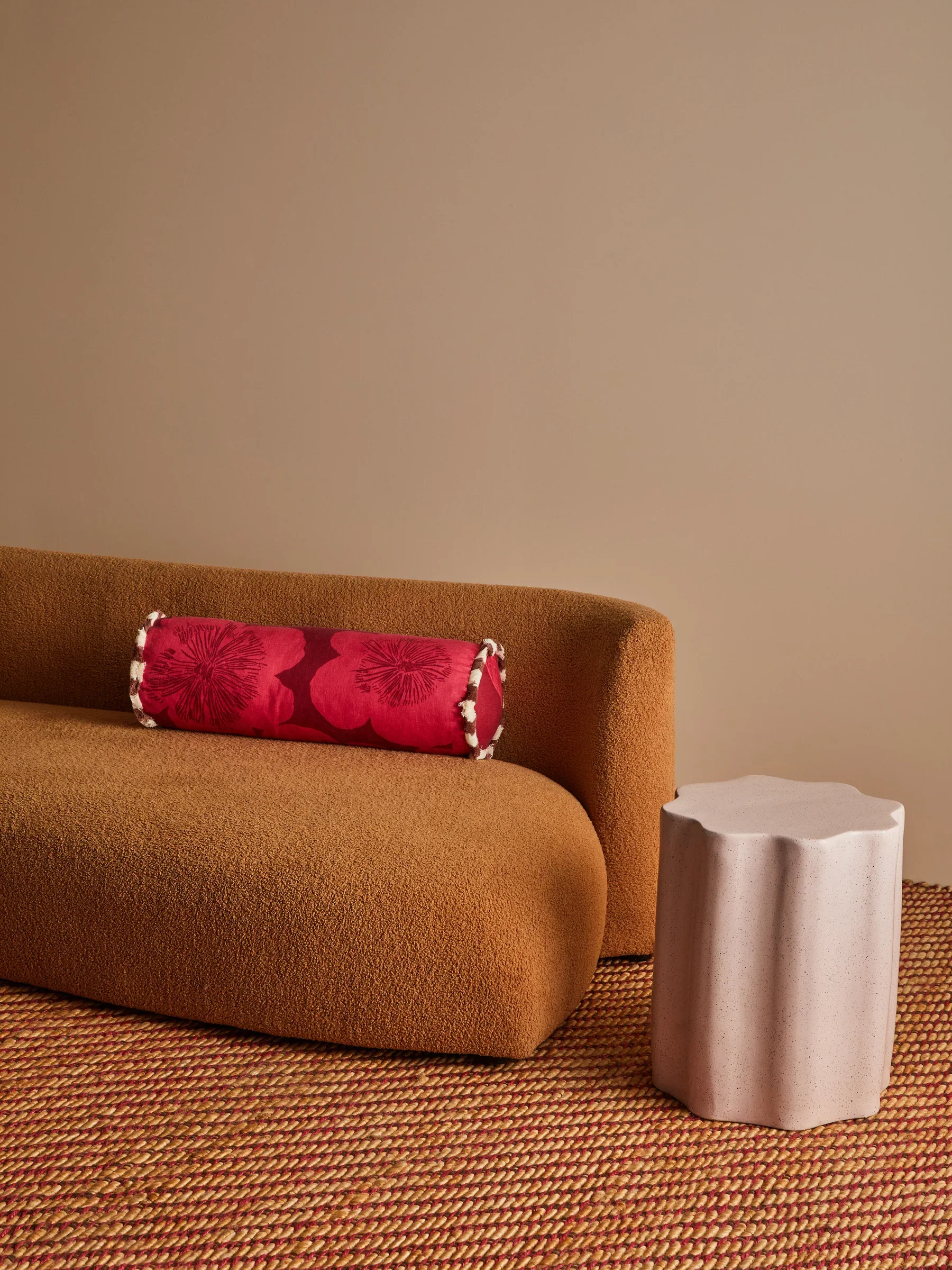 Bonnie & Neil - LOCAL PICK UP ONLY - Jardin Cerise Bolster Cushion - Image 3