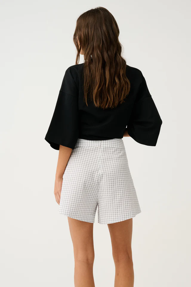 Cartel & Willow - Demi Short - White Check - Image 3