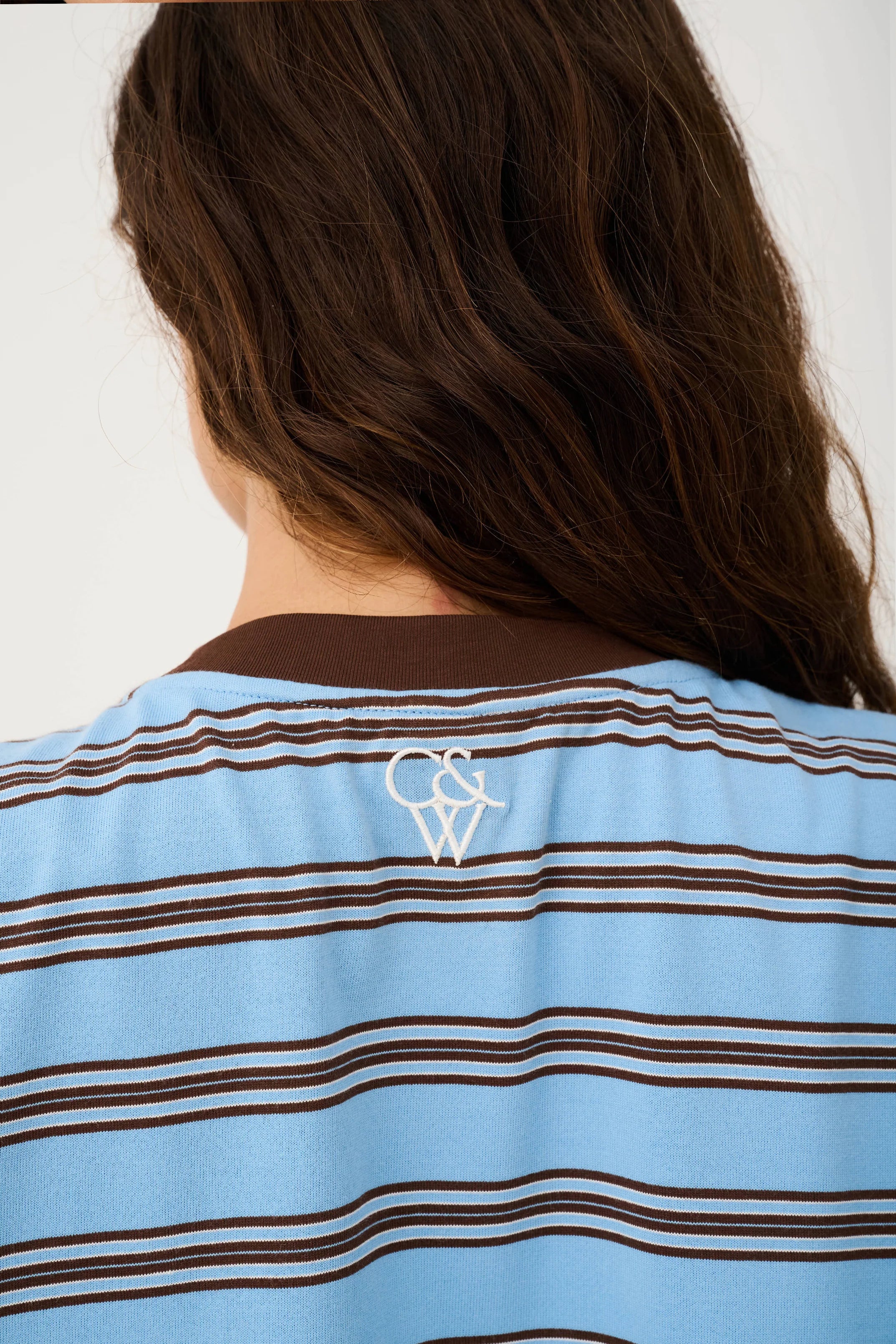 Cartel & Willow - Harley Long Sleeve - Truffle/Ice Stripe - Image 4