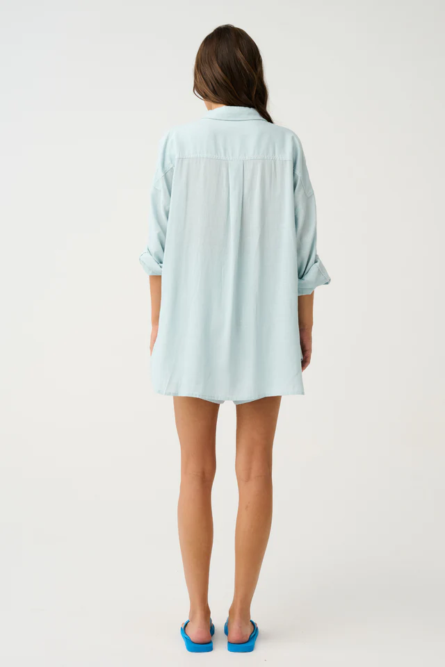 Cartel & Willow - Monique Shirt - Ice Blue - Image 4