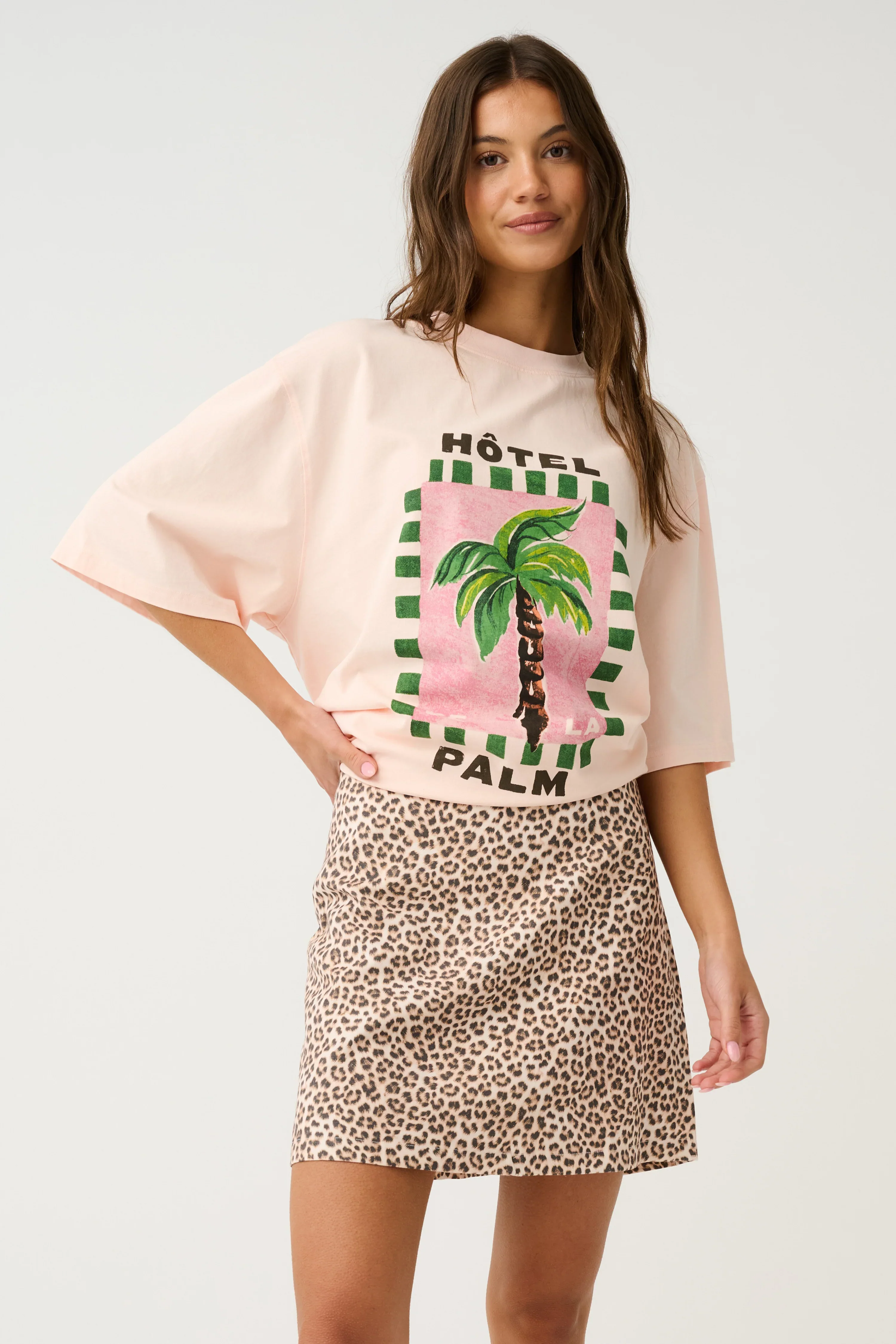 Cartel & Willow - Zyla Mini Skirt - Leopard - Image 3