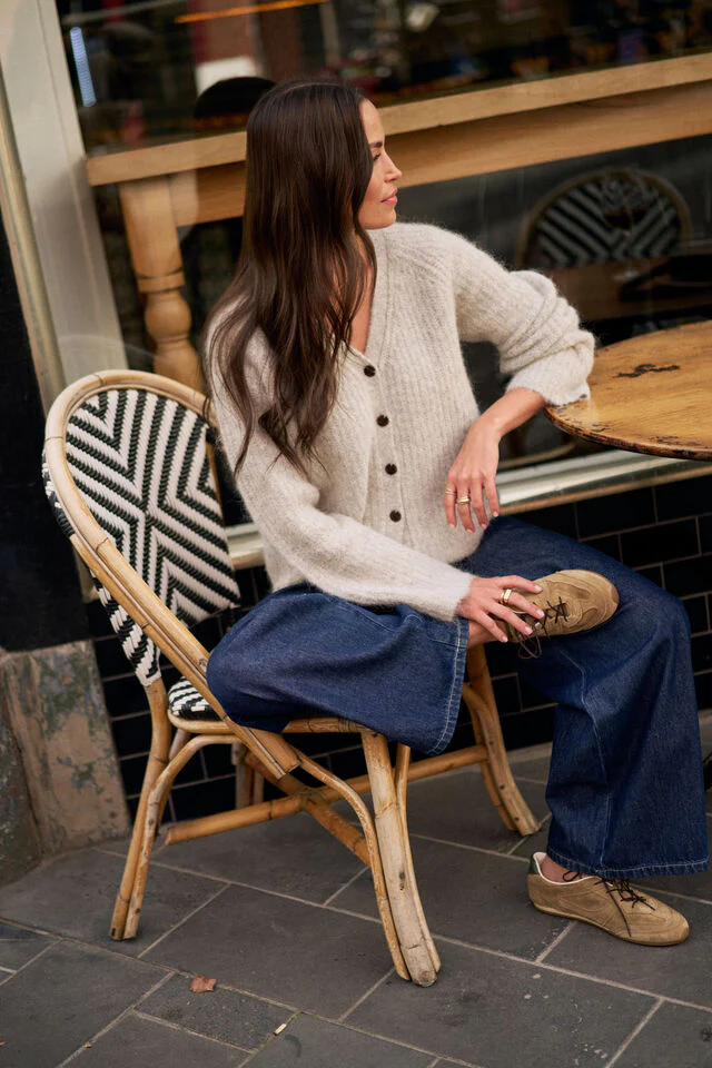 Ceres Life - Birdie Lofty Cardi - Silver Marle
