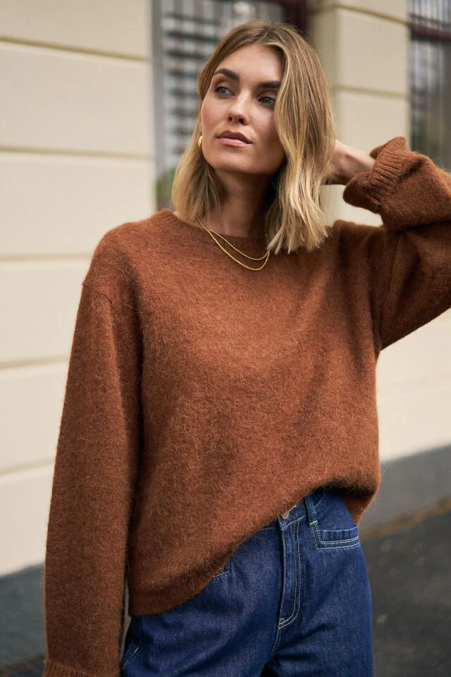 Ceres Life - Bonnie Lofty Knit - Toffee