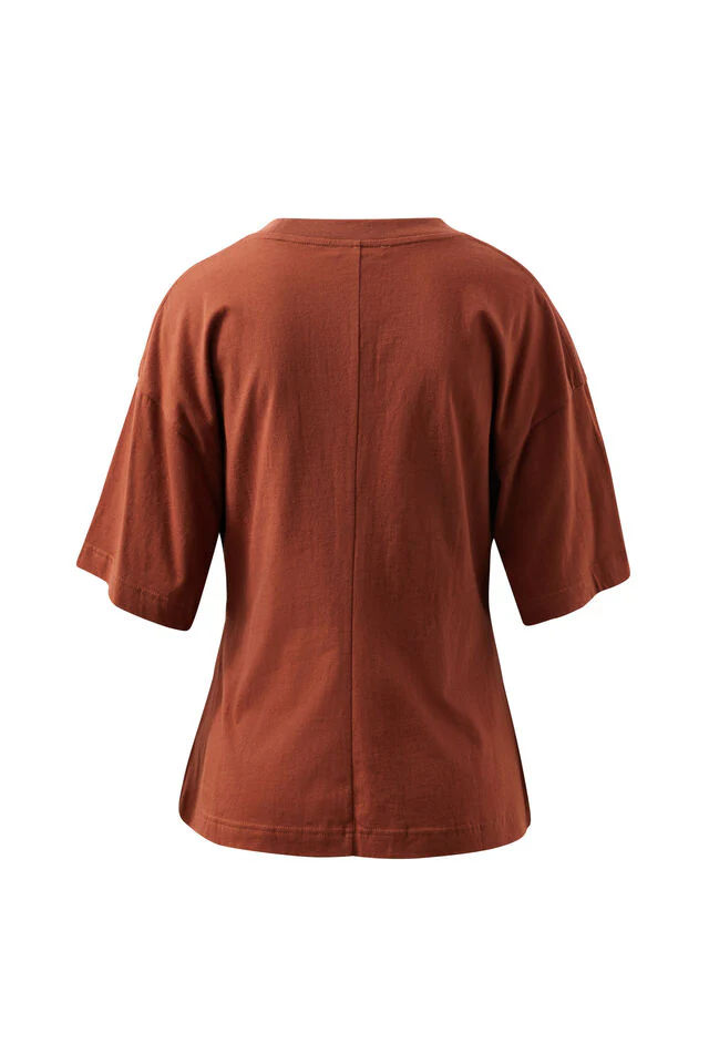 Ceres Life - Kaia Twist Tee - Ginger - Image 3