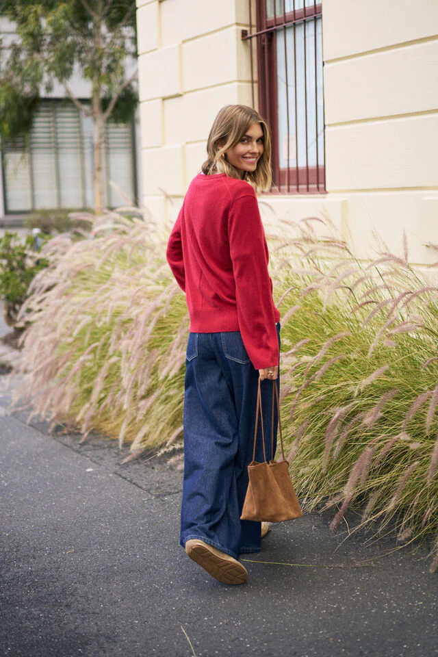Ceres Life - Ness Knit Pullover - Chilli - Image 3