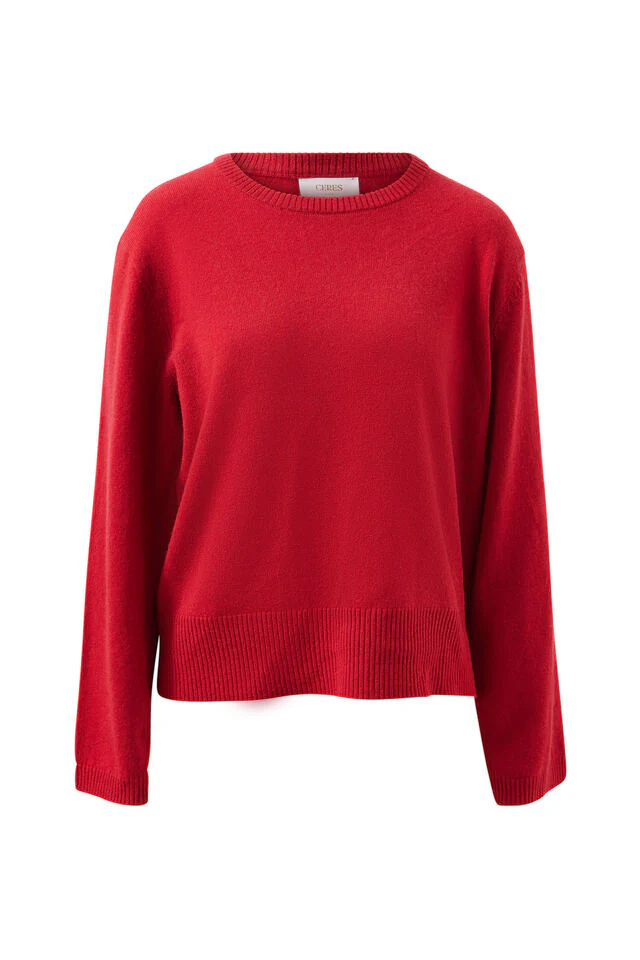 Ceres Life - Ness Knit Pullover - Chilli - Image 4