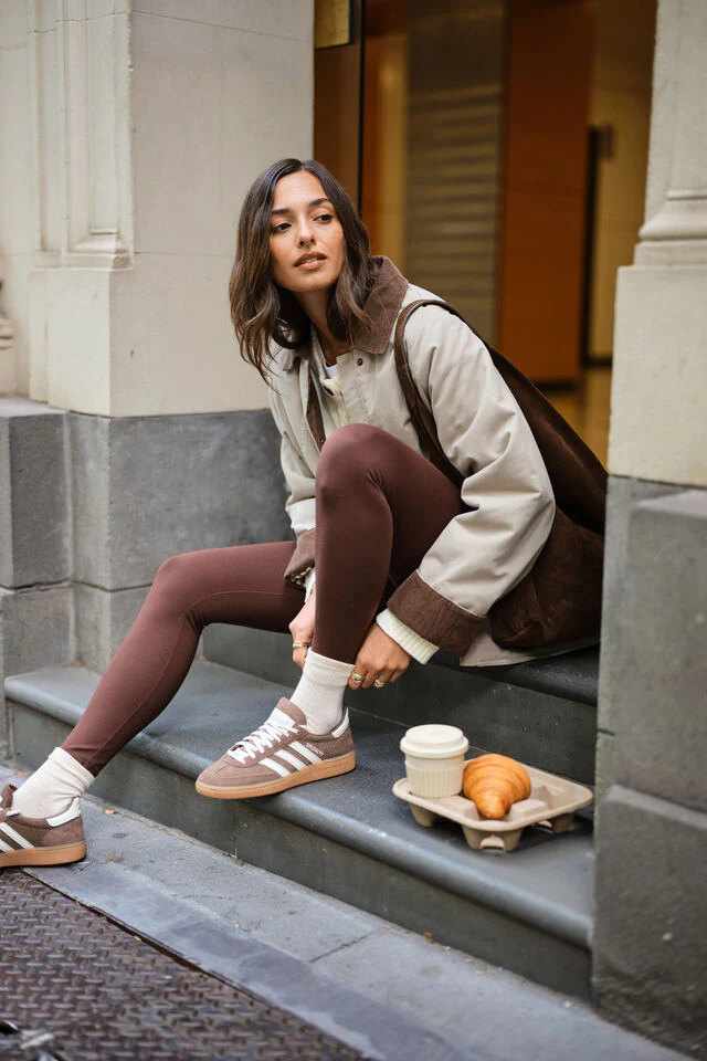 Ceres Life -  Ponte Pant - Brown - Image 4