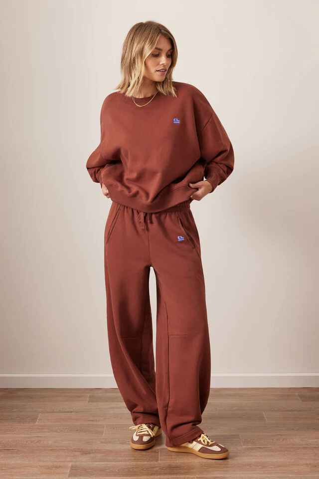 Ceres Life - Quinn Slouchy Crew - Burnt Toffee - Image 3