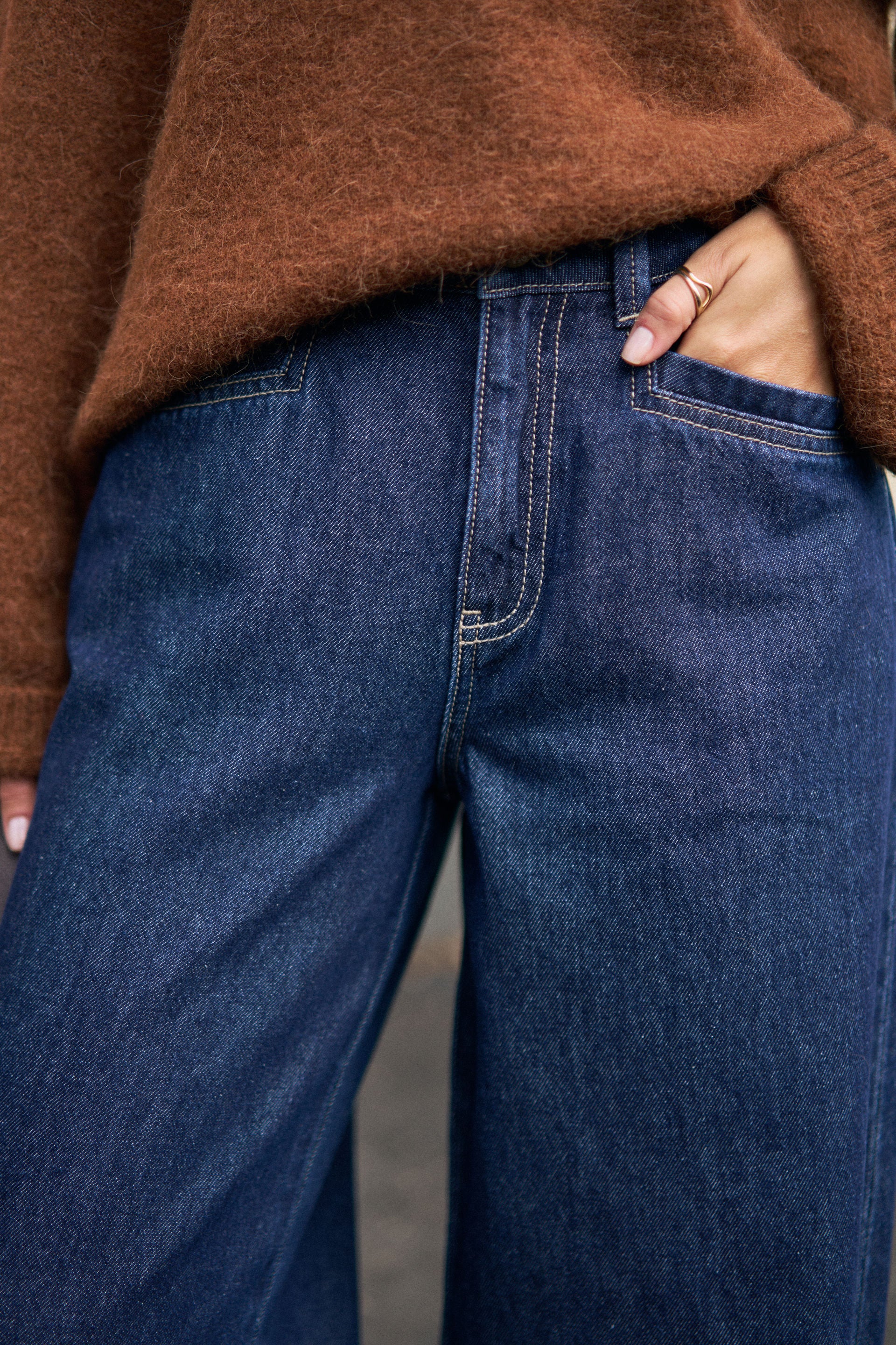Ceres Life - Reese Wide Jean - Midnight - Image 2