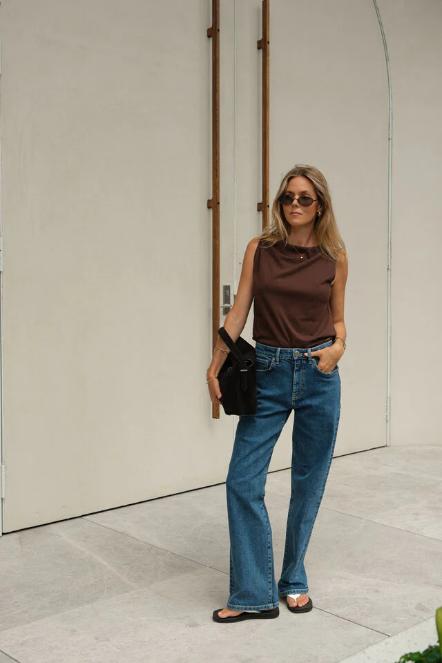 Ceres Life - Sydney Straight Leg Jean - Fresh Indigo - Image 4