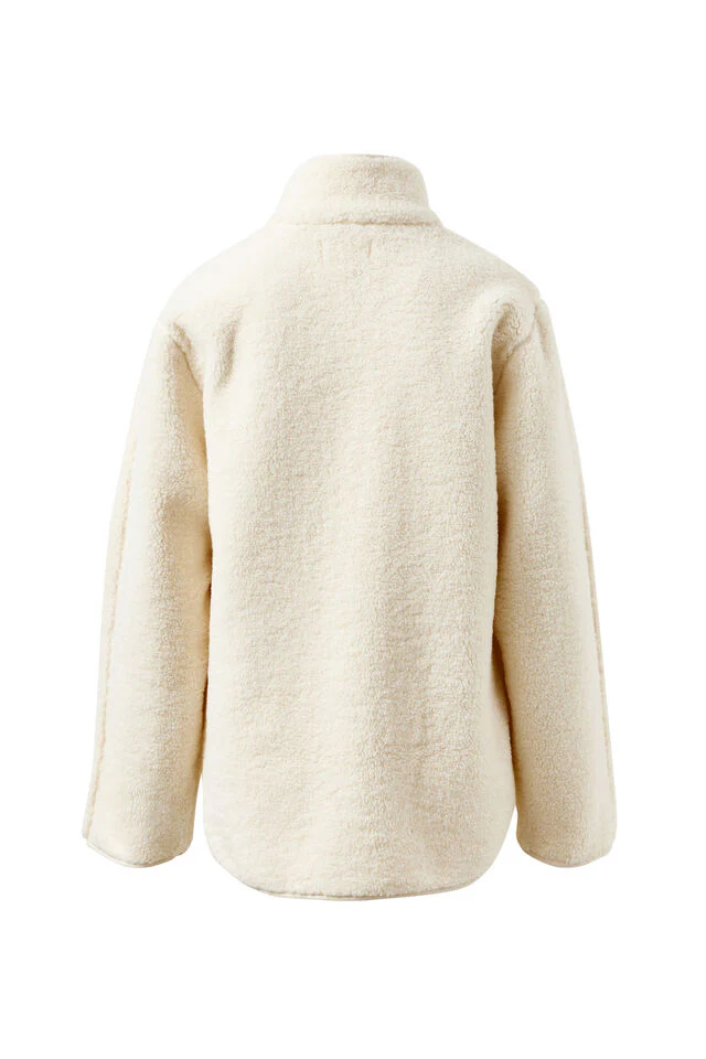 Ceres Life - Teddy Jacket - Marshmallow - Image 4