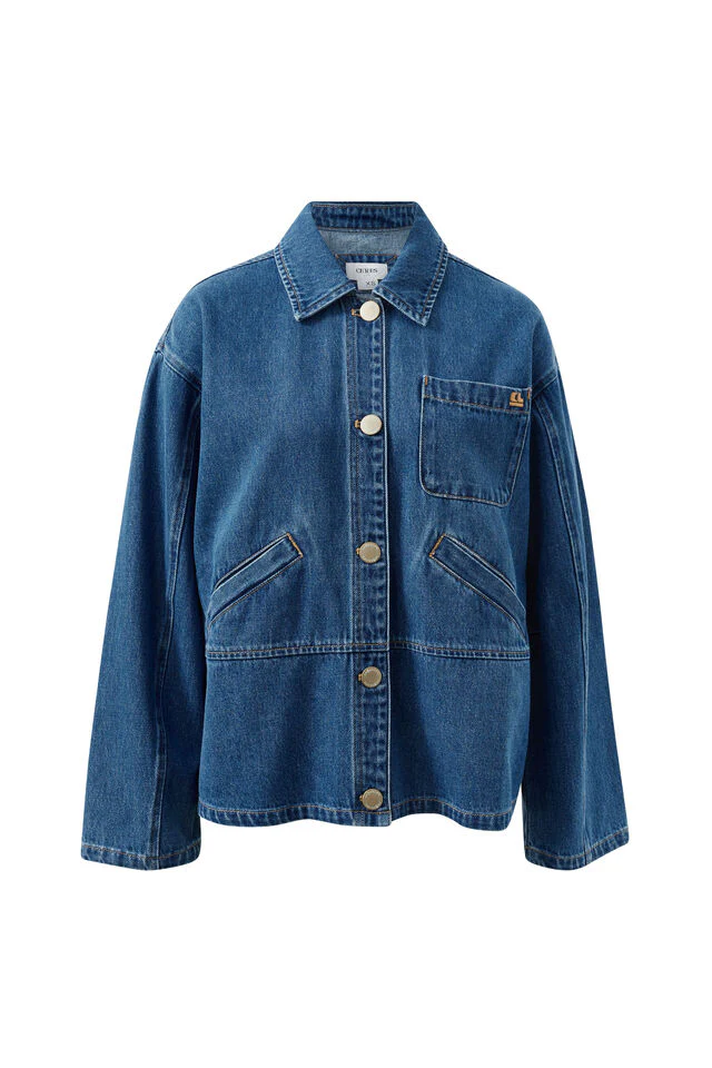 Ceres Life - Ziggy Shacket - Fresh Indigo - Image 2