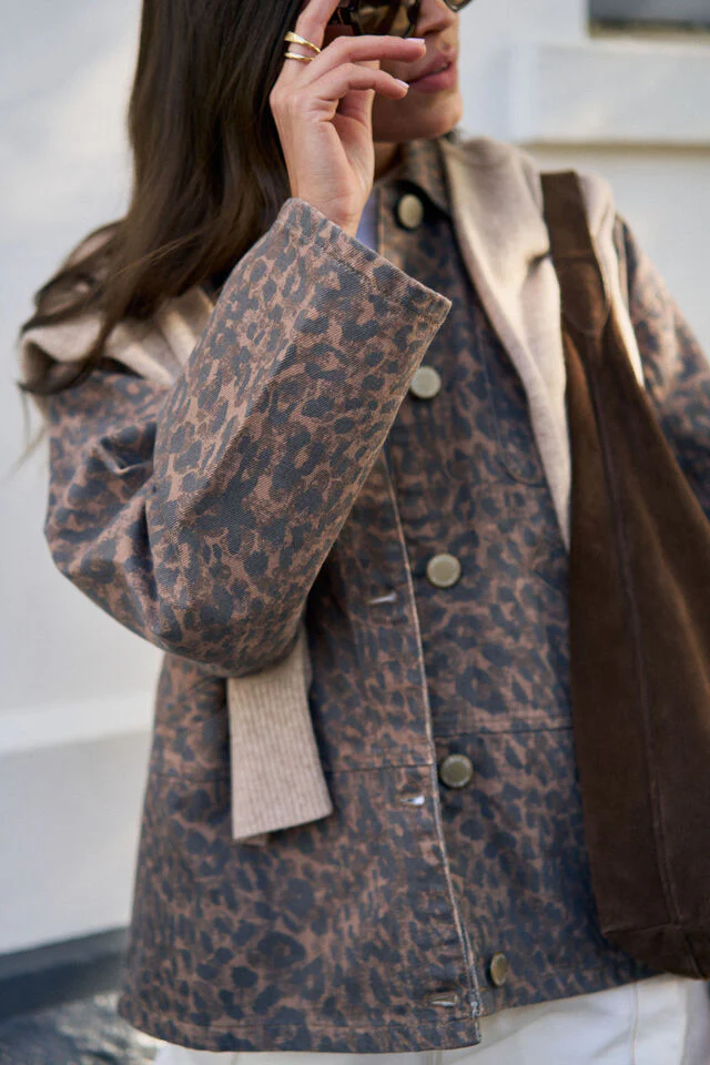 Ceres Life - Ziggy Shacket - Leopard - Image 3