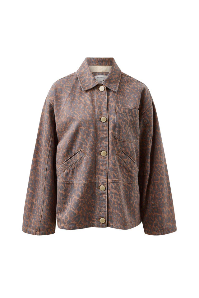 Ceres Life - Ziggy Shacket - Leopard - Image 4