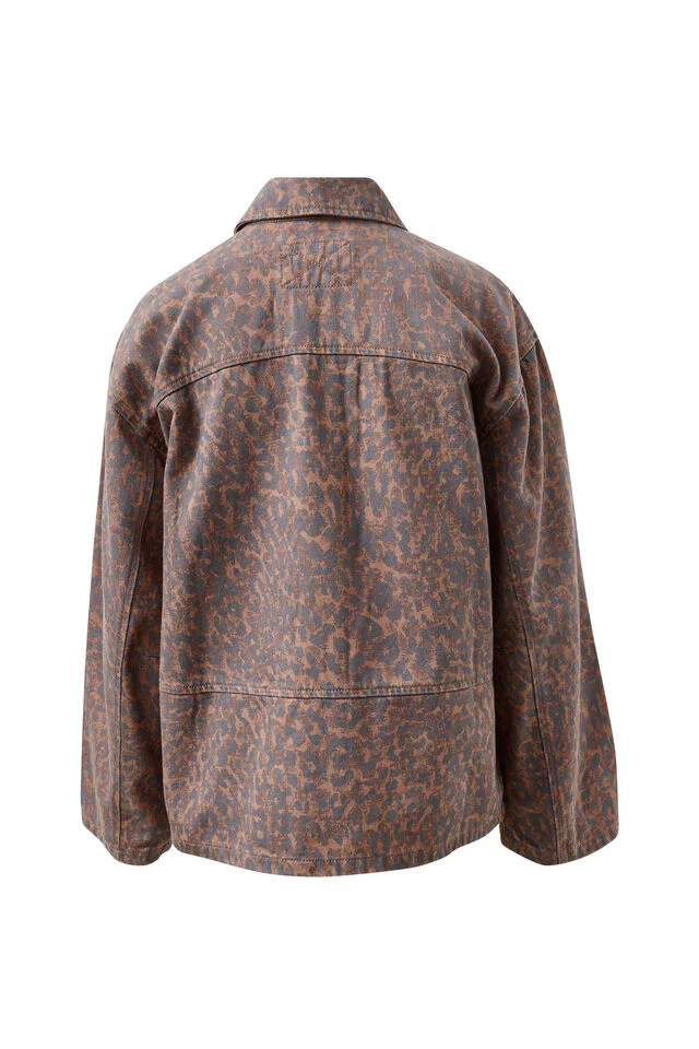 Ceres Life - Ziggy Shacket - Leopard - Image 5
