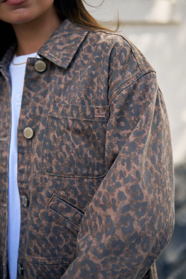 Ceres Life - Ziggy Shacket - Leopard - Image 6