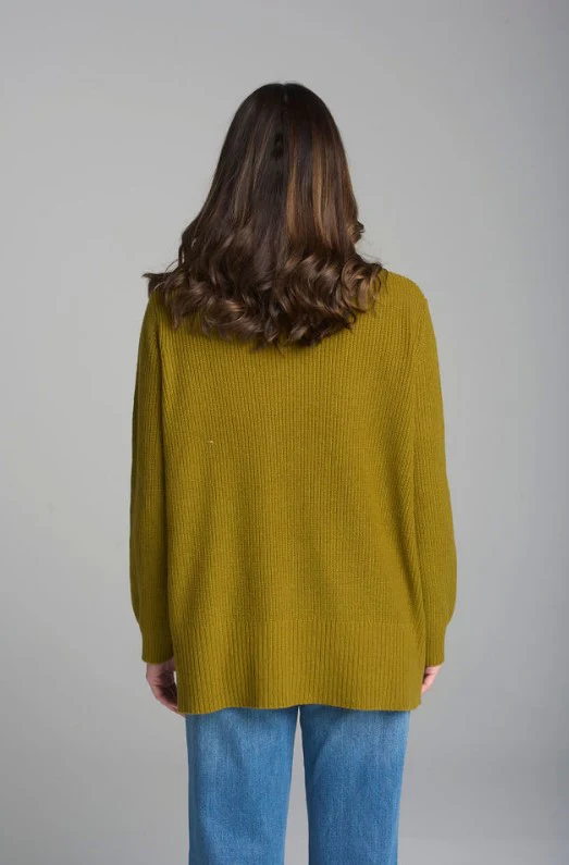 Cloth + Paper + Scissors - Rib Knit Jumper - Cardamon - Image 2